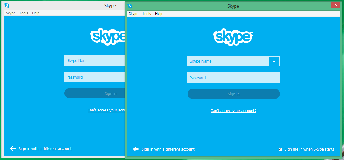 multiple skype login
