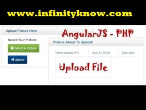 AngularJS PHP Image Upload with preview Example • InfinityKnow