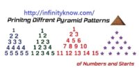 Print number Pattern Program in PHP