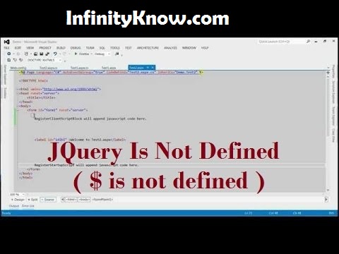 How To Resolve jQuery is undefined error