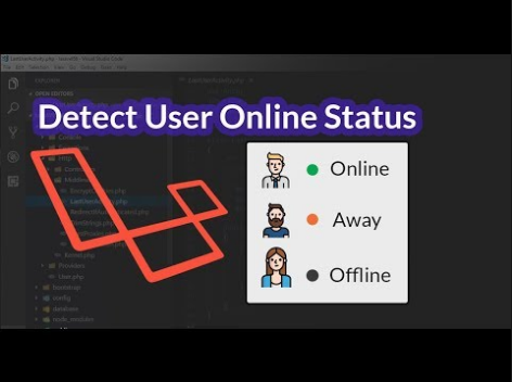 Laravel check User online offline