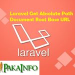 PHP Laravel Get base url Examples