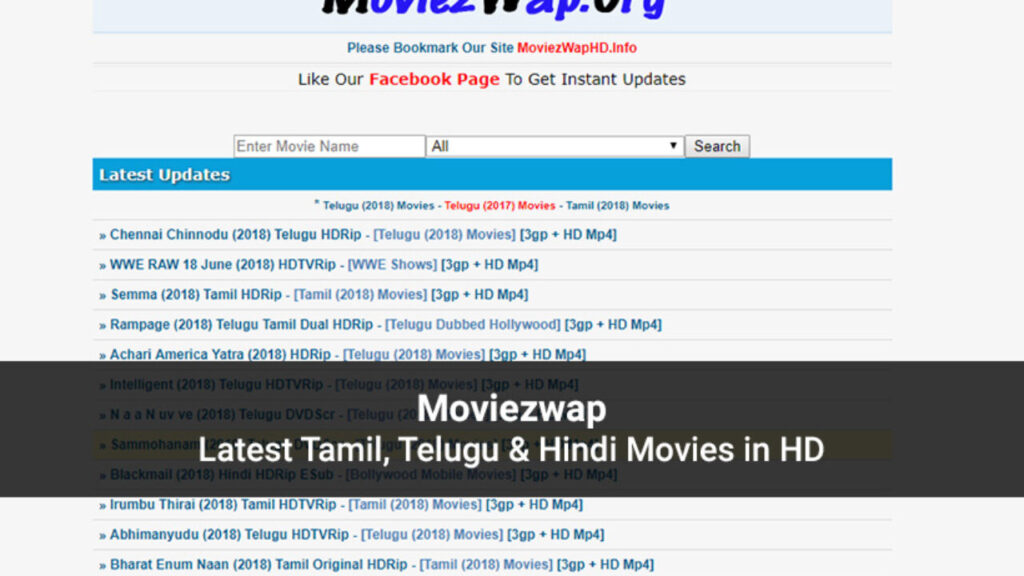 Moviez Wap 2024 Live Link Latest HD Telugu, Tamil & Hollywood Movies